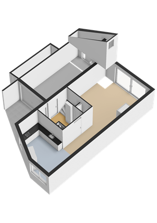 Tjariet 41, 9746 PD Groningen - Begane grond - 3D.png