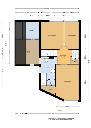 Tjariet 41, 9746 PD Groningen - Eerste verdieping - 2D.jpg