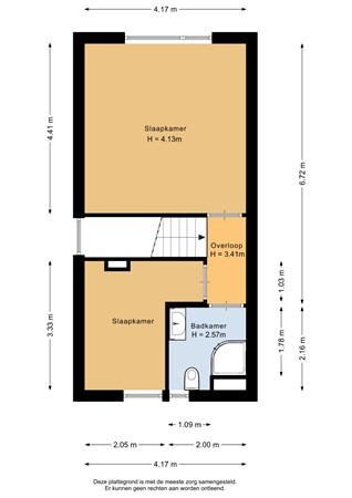 Hendrik Lofversstraat 17, 9744 GV Groningen - Eerste verdieping - 2D.jpg