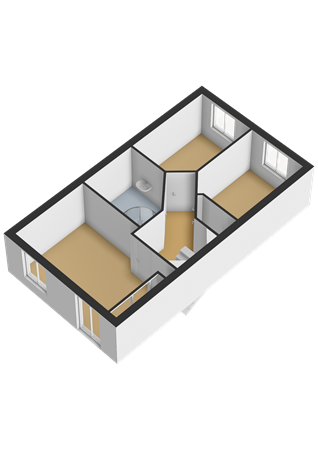 De Waard 233, 9734 CZ Groningen - Eerste verdieping - 3D.png