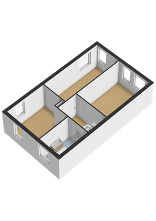 Vossenburglaan 220, 9613 CG Meerstad - Eerste verdieping - 3D.png
