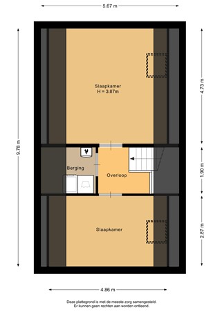Vossenburglaan 220, 9613 CG Meerstad - Tweede verdieping - 2D.jpg