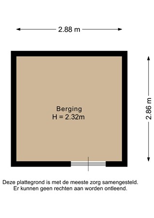 Vossenburglaan 220, 9613 CG Meerstad - Berging - 2D.jpg