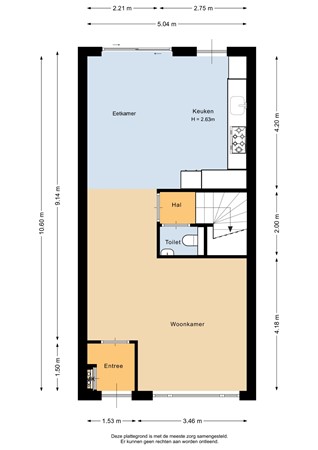 Bernhardlaan 3E, 9744 EK Groningen - Begane grond - 2D.jpg