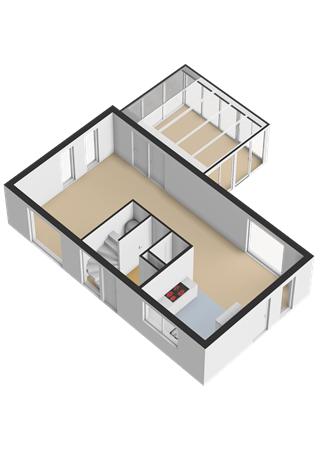 Meeroeverslaan 195, 9613 AH Meerstad - Begane grond - 3D.png