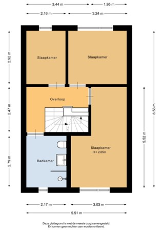 Zomerdijk 11, 9613 CD Meerstad - Eerste verdieping - 2D.jpg