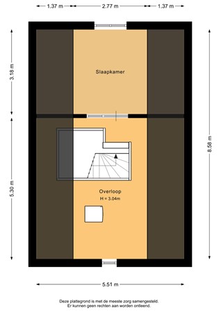 Zomerdijk 11, 9613 CD Meerstad - Tweede verdieping - 2D.jpg