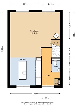 De Waard 25, 9734 CV Groningen - Begane grond - 2D.jpg