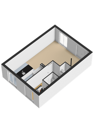 De Waard 25, 9734 CV Groningen - Begane grond - 3D.png