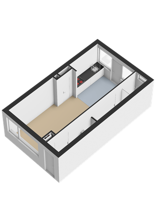 Begoniastraat 82, 9713 NE Groningen - Begane grond - 3D.png