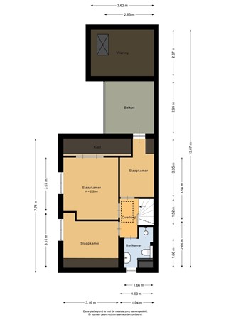 Stadsweg 19A, 9731 CR Groningen - Eerste verdieping - 2D.jpg