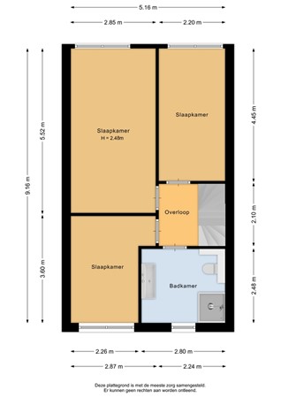 Klaas Buistlaan 17, 9731 KM Groningen - Eerste verdieping - 2D.jpg
