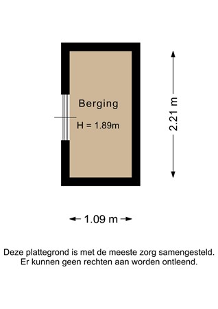 Klaas Buistlaan 17, 9731 KM Groningen - Berging - 2D.jpg