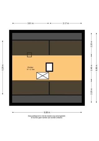 Halmersinge 15B, 9471 HM Zuidlaren - Zolder - 2D.jpg