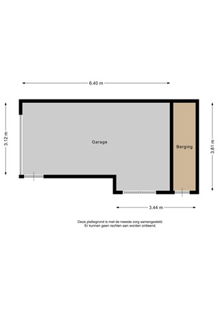 Halmersinge 15B, 9471 HM Zuidlaren - Garage - 2D.jpg