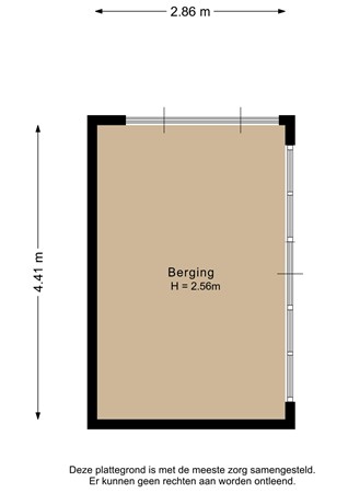 Halmersinge 15B, 9471 HM Zuidlaren - Berging - 2D.jpg