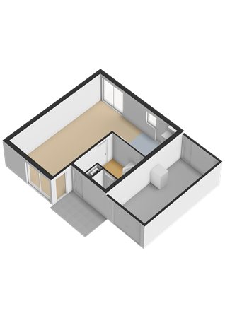Crouwelstraat 25, 9731 MG Groningen - Begane grond - 3D.png
