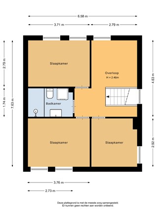 Crouwelstraat 25, 9731 MG Groningen - Eerste verdieping - 2D.jpg