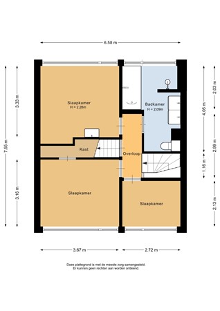 Nijslagen 2, 9472 SG Zuidlaren - Eerste verdieping - 2D.jpg