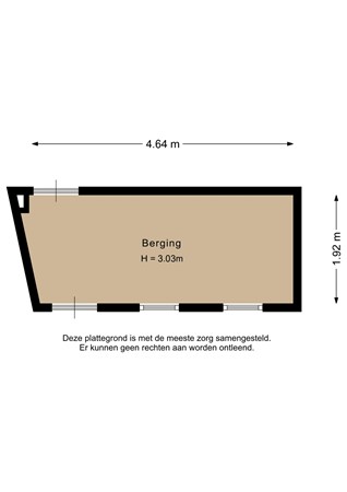 Warmoesstraat 6, 9724 JL Groningen - Berging - 2D.jpg