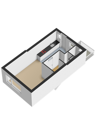 Irislaan 54B, 9713 RL Groningen - Eerste verdieping - 3D.png