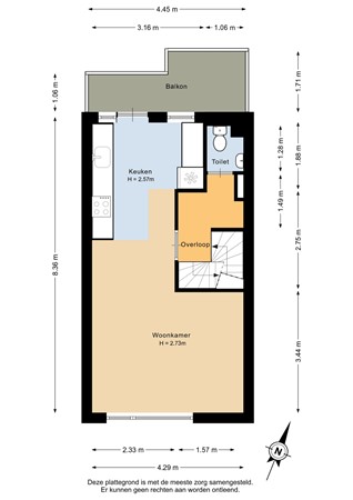 Irislaan 54B, 9713 RL Groningen - Eerste verdieping - 2D.jpg