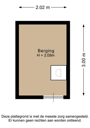 Irislaan 54B, 9713 RL Groningen - Berging - 2D.jpg