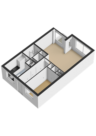 Paterswoldseweg 275-1, 9728 AE Groningen - Appartement - 3D.png
