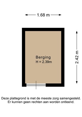 Paterswoldseweg 275-1, 9728 AE Groningen - Berging - 2D.jpg