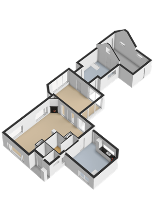 De Vosholen 58, 9611 KS Sappemeer - Begane grond - 3D.png