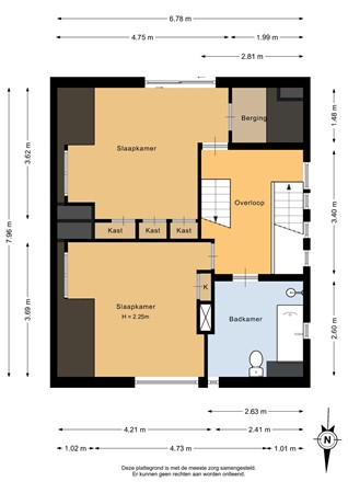De Vosholen 58, 9611 KS Sappemeer - Eerste verdieping - 2D.jpg