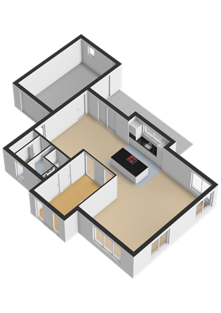 Zwaneneiland 5, 9613 AP Meerstad - Begane grond - 3D.png