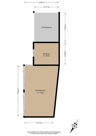 Zwaneneiland 5, 9613 AP Meerstad - Berging - 2D.jpg