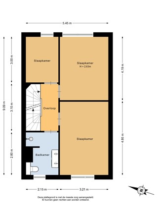 Meeroeverslaan 190, 9613 AH Meerstad - Eerste verdieping - 2D.jpg