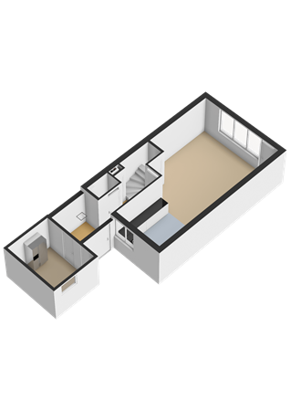 Hiddemaheerd 195, 9737 JL Groningen - Begane grond - 3D.png