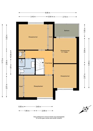 Kramerstraat 10, 9731 MK Groningen - Eerste verdieping - 2D.jpg