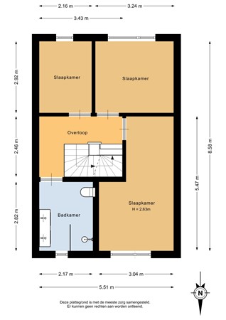 Zomerdijk 15, 9613 CD Meerstad - Eerste verdieping - 2D.jpg