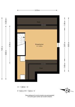 Electrastraat 19, 9801 WD Zuidhorn - Tweede verdieping - 2D.jpg