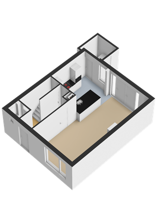 Radiumstraat 5, 9743 SH Groningen - Begane grond - 3D.png