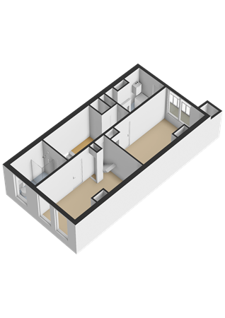 Sabangplein 20A, 9715 CZ Groningen - Eerste verdieping - 3D.png
