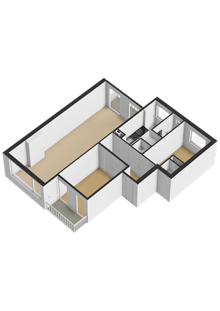 Van Iddekingeweg 184, 9721 CM Groningen - Appartement - 3D.png