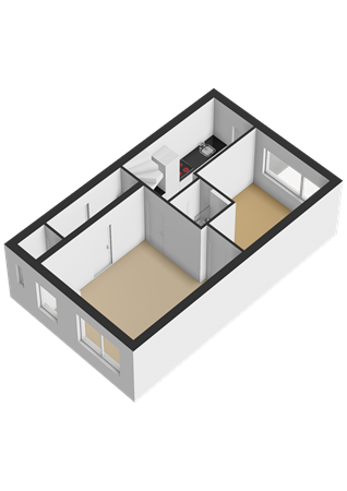 Hortensialaan 79, 9713 KL Groningen - Begane grond - 3D.png