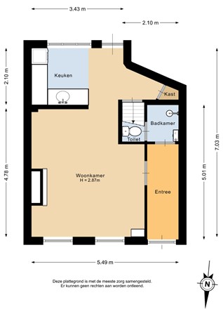 Sophiastraat 5, 9724 AT Groningen - Begane grond - 2D.jpg