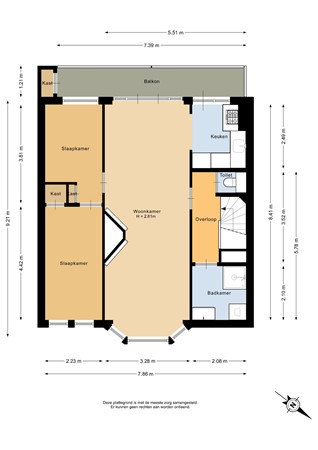 Diephuisstraat 24B, 9714 GX Groningen - Eerste verdieping - 2D.jpg