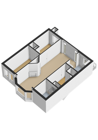 Diephuisstraat 24B, 9714 GX Groningen - Eerste verdieping - 3D.png
