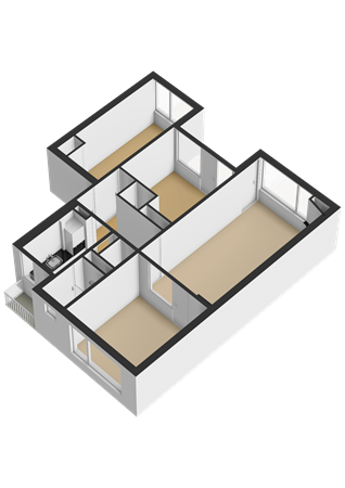 Paterswoldseweg 442, 9728 BB Groningen - Appartement - 3D.png