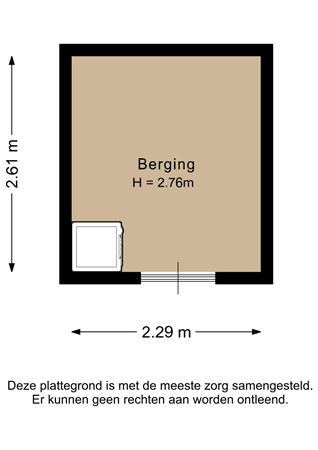 Paterswoldseweg 442, 9728 BB Groningen - Berging - 2D.jpg