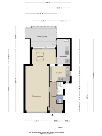Floorplan - Castorweg 193, 7557 KK Hengelo