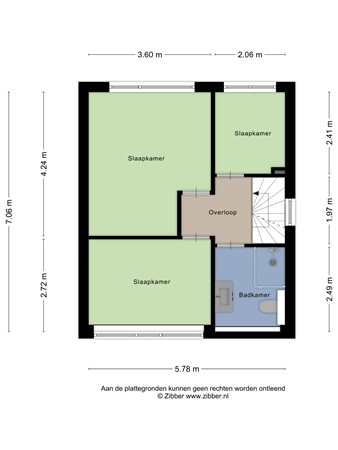 Floorplan - Castorweg 193, 7557 KK Hengelo