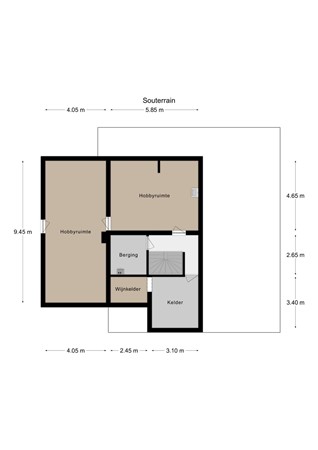 Floorplan - Jonge Hagen 33, 6261 NM Mheer